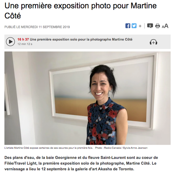 Radio-Canada - Sylvie-Anne Jeanson | Press & Media