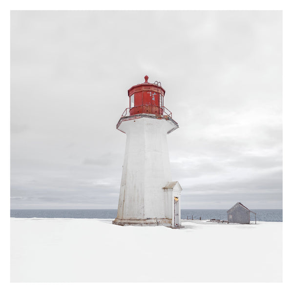 Lighthouse # 016, Cap d'Espoir, Golfe du St-Laurent, Québec, Canada